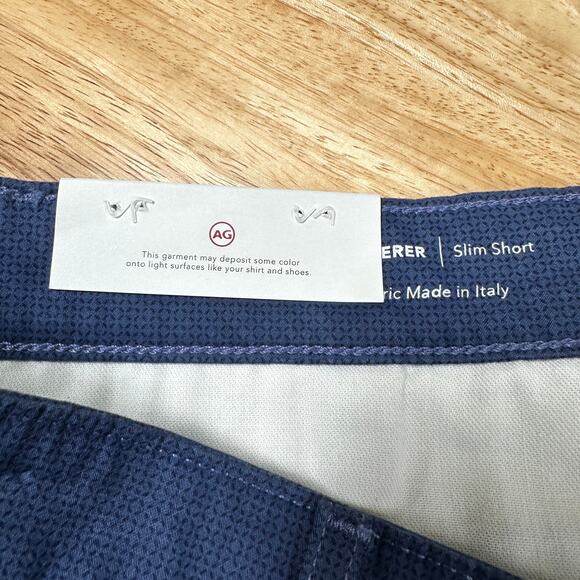 AG Adriano Goldschmied NWT Wanderer Slim Short Geometric Print Blue Men's 42 - Picture 7 of 10